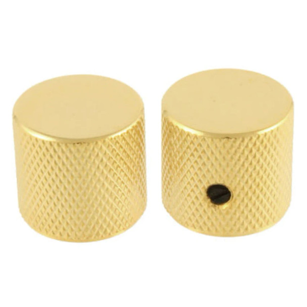 Allparts MK-0115-002 Gold Barrel Knobs