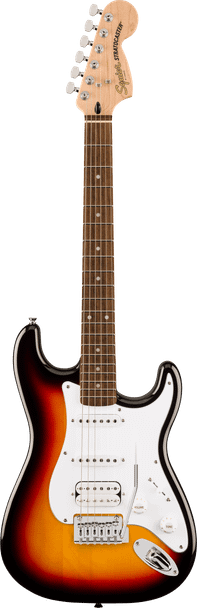 Squier Affinity Series® Stratocaster® Junior HSS, 3-Color Sunburst