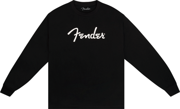 Fender Fender® Spaghetti Logo Long-Sleeve T-shirt, Black XL