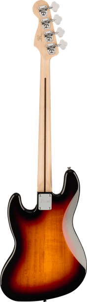 Fender Affinity Series® Jazz Bass®, Maple Fingerboard, White Pickguard, 3-Color Sunburst