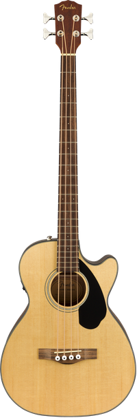 Fender CB-60SCE Bass, Walnut Fingerboard, Natural