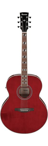 Ibanez AJ70M1E Wine Red