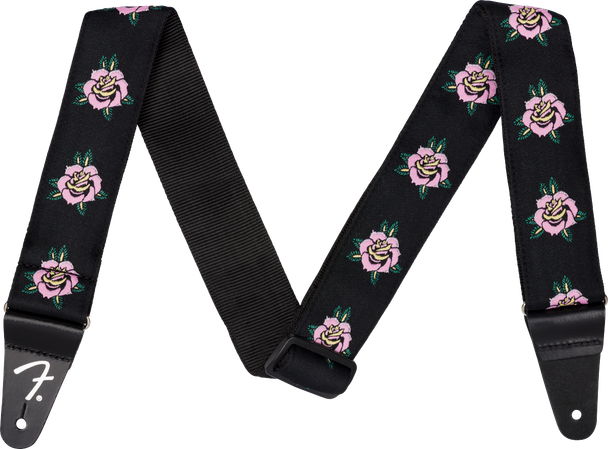 Fender Rose Strap, Pink, 2"