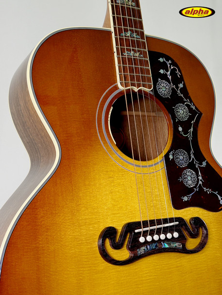 Gibson Custom SJ-200 Elegant Koa, Honey Burst w/case