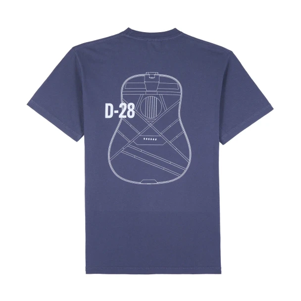 Martin D-28 Blueprint T-shirt XL