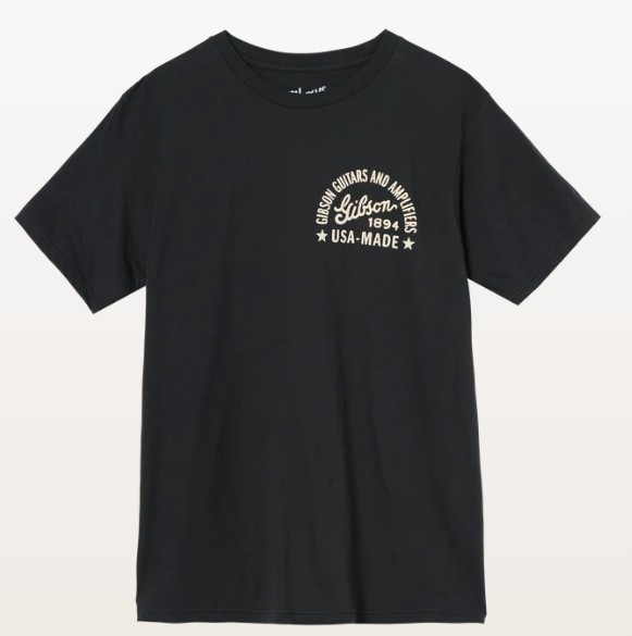 Gibson USA-Made Gray Tee SM
