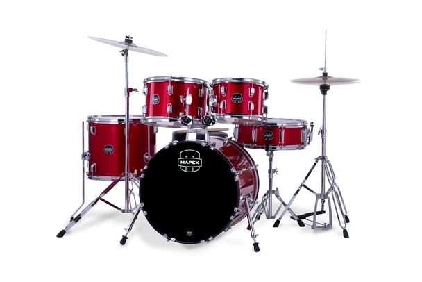 Mapex Comet CM5044FTCIR Red 20" kick Drum Set
