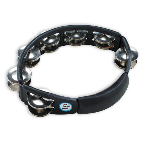   LP Cyclops® Jingle Tambourine, Steel Jingles, Black, Hand Held LP150