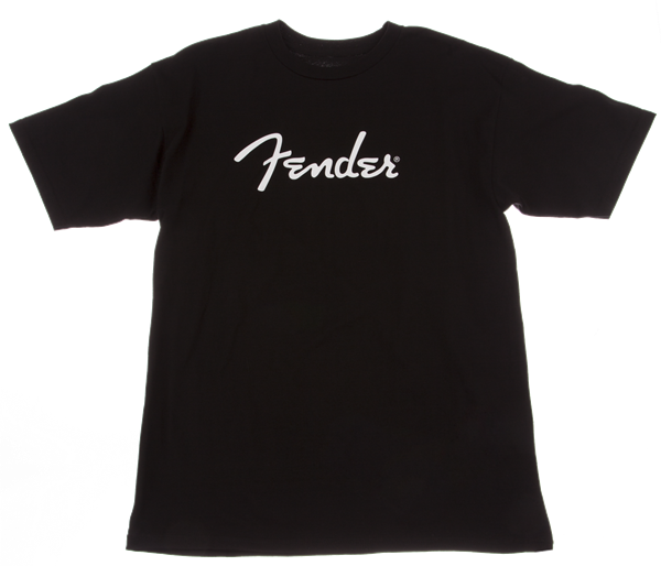 Fender® Spaghetti Logo T-Shirt, Black, L