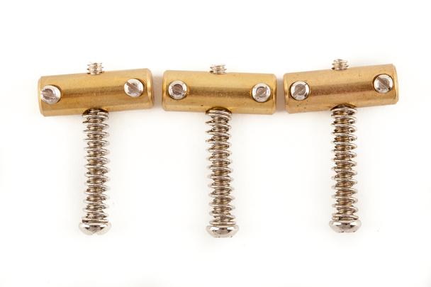 Fender American Vintage Telecaster® Compensated Bridge Saddles, Brass