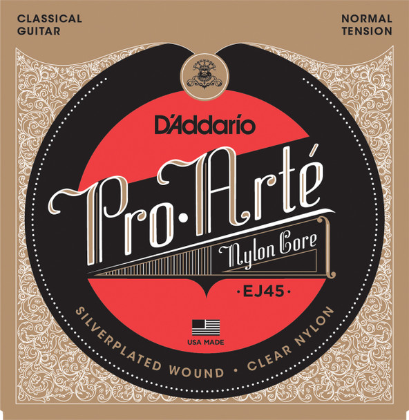 D'Addario EJ45 Pro-Arte Nylon Normal Tension Classical Guitar Strings