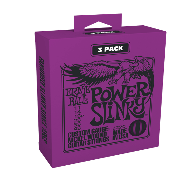 Ernie Ball Power Slinky 3 Pack 3220