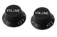 Allparts PK 0154-023 Black Volume Knobs