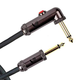 D'Addario Circuit Breaker Instrument Cable with Latching Cut-Off Switch, Right Angle Plug, 10 feet