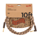 Fender Festival Instrument Cable, Straight/Angle, 10', Pure Hemp