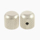 Allparts MK-0110-001 Nickel Dome Knobs
