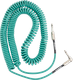 Fender Contour™ 30' Coiled Cable, Sherwood Green