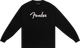 Fender® Spaghetti Logo Long-Sleeve T-shirt, Black XXL