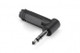 Hosa GPP273 Right-angle Adaptor, 1/4" TRS to Same