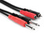 Hosa CPR203 Dual 1/4" TS to Dual RCA, 3 meter