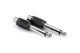 Hosa GPR101 RCA to 1/4" TS, 2 pieces