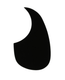 PG-0090-023 Thin Acoustic Pickguard with Adhesive Backing Black