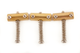 Fender American Vintage Telecaster® Compensated Bridge Saddles, Brass