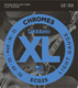 D'Addario ECG25 Chromes Flat Wound 12-52 Electric Guitar Strings