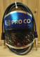Pro Co Excellines BPGBQXF-3 Balanced Patch Cable TRS-XLRF
