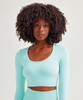 Women’s TriDri® Ribbed Seamless '3D Fit' Crop Top