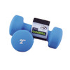 2kg Neoprene Dumbbells - Blue (Pair)