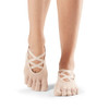 ToeSox Full Toe Elle - Grip Socks In Ballet Nude