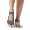 ToeSox Half Toe Bellarina - Grip Socks In Charcoal Grey