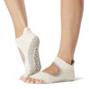 ToeSox Half Toe Bellarina - Grip Socks In Oatmeal