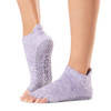 ToeSox Half Toe Low Rise - Grip Socks In Heather Purple