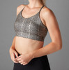 Tavi Apparel Bra Ebony In Metallic Snake