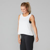 Tavi Apparel High Low Tank Top In Salt