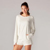 Tavi Apparel Cozy Sweatshirt In Sand Stone