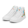 Women’s high top casual canvas Gymnastics themed shoes