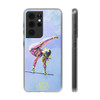 Autumn blue Gymnast on Bars  Flexi Cases Gift Wrap Avalible