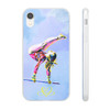 Autumn blue Gymnast on Bars  Flexi Cases Gift Wrap Avalible