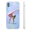 Autumn blue Gymnast on Bars  Flexi Cases Gift Wrap Avalible