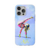 Autumn blue Gymnast on Bars  Flexi Cases Gift Wrap Avalible