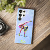 Autumn blue Gymnast on Bars  Flexi Cases Gift Wrap Avalible