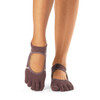 ToeSox Full Toe Bellarina - Grip Socks in Quartz Wave Stripe