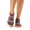 ToeSox Half Toe Low Rise - Grip Socks in Quartz Wave Stripe