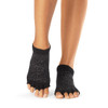 ToeSox Half Toe Low Rise - Grip Socks in Black Glimmer