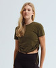 Womens TriDri® ruched crop top