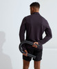 TriDri® recycled long sleeve brushed back ¼ zip top