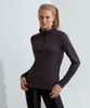 Womens TriDri® recycled long sleeve brushed back ¼ zip top
